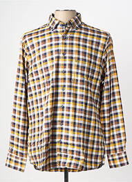 Chemise manches longues coupe droite jaune MARVELIS homme
