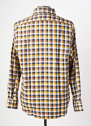Chemise manches longues coupe droite jaune MARVELIS homme