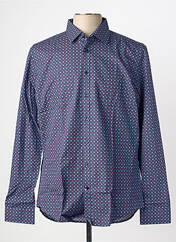 Chemise manches longues bleu SEIDEN STICKER homme seconde vue