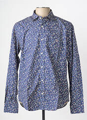 Chemise manches longues bleu SERGE BLANCO homme seconde vue