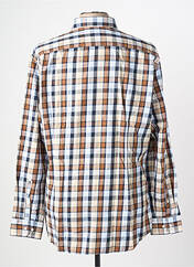 Chemise manches longues marron SEIDEN STICKER homme seconde vue