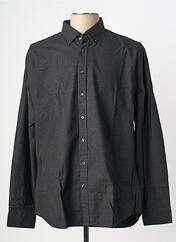 Chemise manches longues noir SEIDEN STICKER homme seconde vue