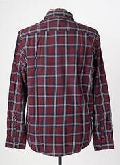 Chemise manches longues rouge SEIDEN STICKER homme seconde vue