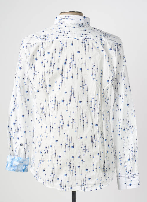 Chemise manches longues imprimé fantaisie blanc LA CIBLE ROUGE homme
