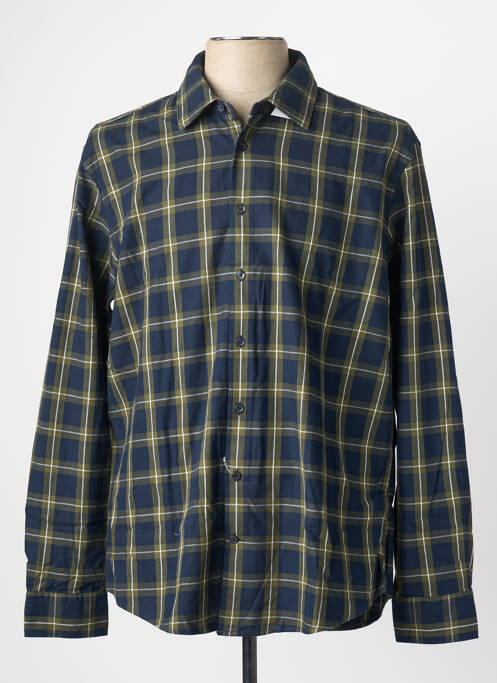 Chemise manches longues coupe droite vert SEIDEN STICKER homme