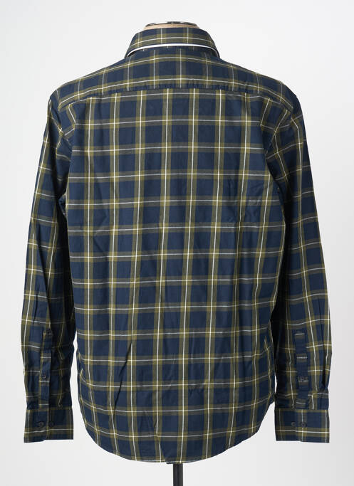 Chemise manches longues coupe droite vert SEIDEN STICKER homme