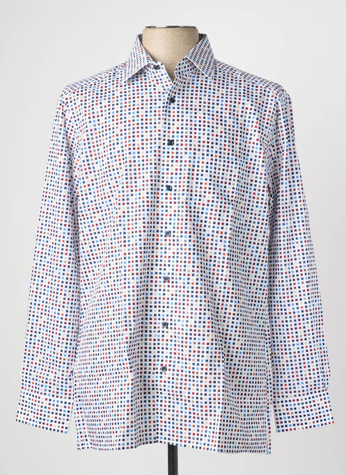 Chemise manches longues poches poitrine blanc MARVELIS homme
