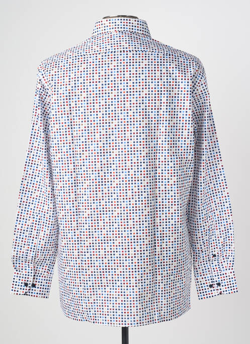Chemise manches longues poches poitrine blanc MARVELIS homme