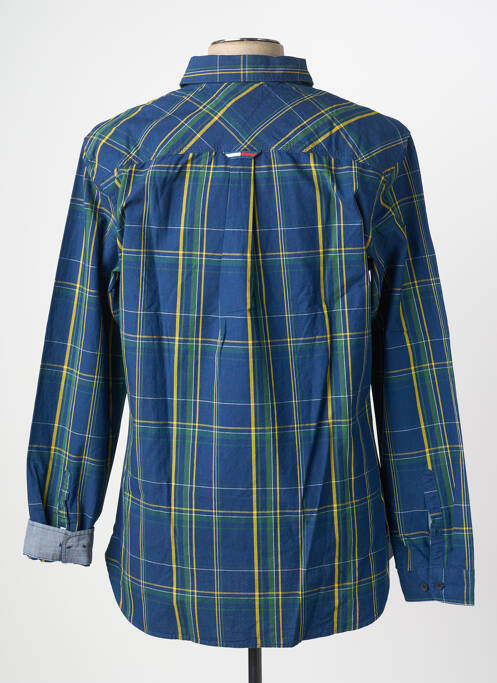 Chemise manches longues coupe droite bleu TOMMY HILFIGER homme