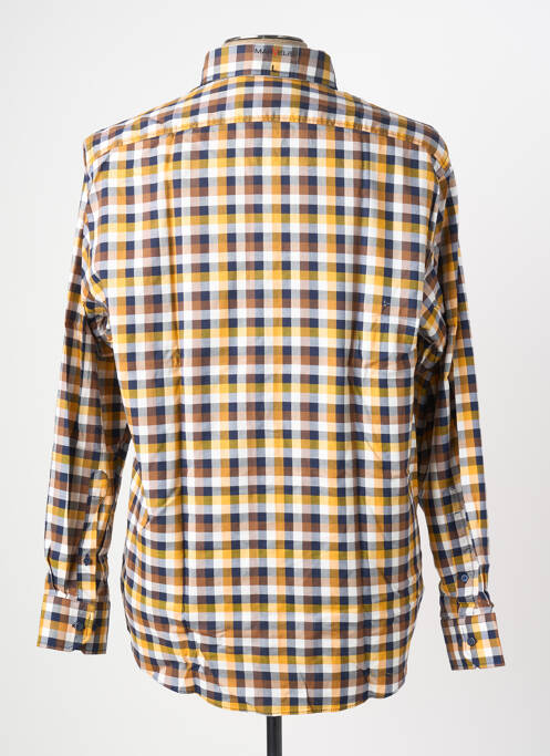 Chemise manches longues coupe droite jaune MARVELIS homme