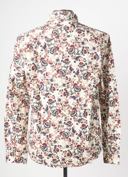 Chemise manches longues beige SERGE BLANCO homme