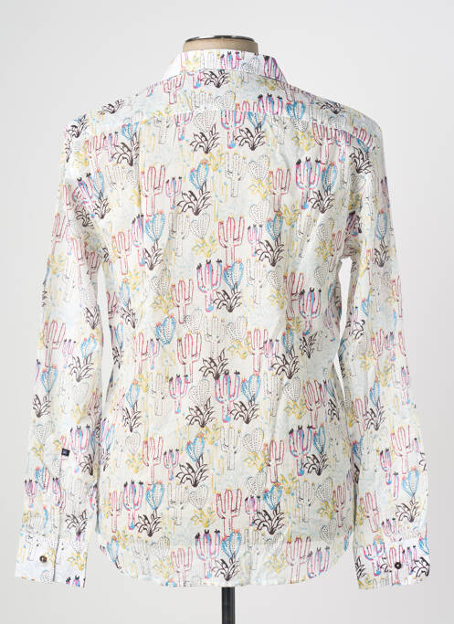 Chemise manches longues blanc LA CIBLE ROUGE homme