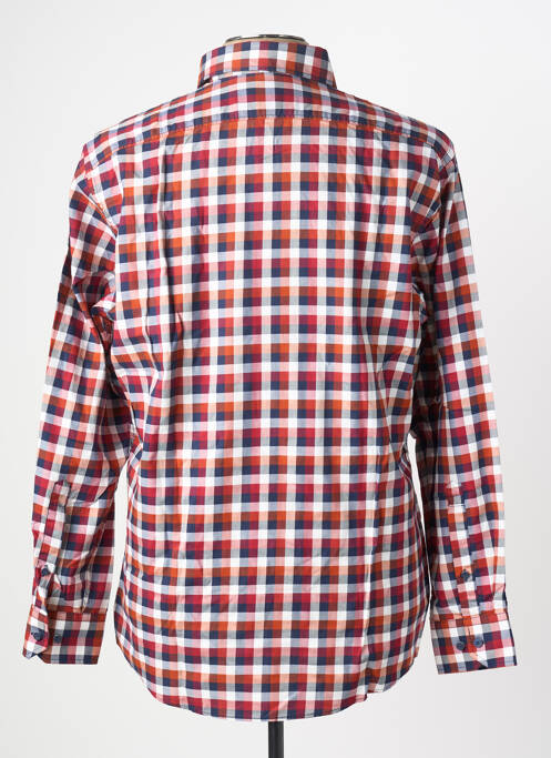 Chemise manches longues rouge MARVELIS homme