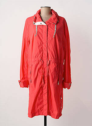 Coupe-vent poches a capuche rouge BEAUMONT femme