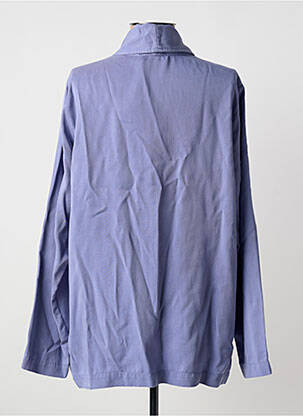 Veste casual col tailleur bleu INDI & COLD femme