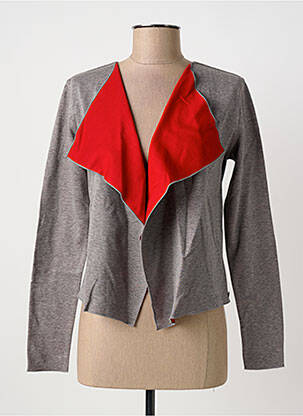Veste casual coupe cintrée gris PENNYBLACK femme
