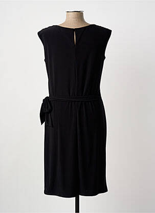 Robe mi-longue sans manche sans manche noir VERA MONT femme