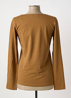 T-shirt manches longues manches longues marron CREA CONCEPT femme