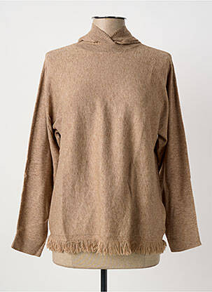 Pull coupe droite manches longues marron BETTY BARCLAY femme