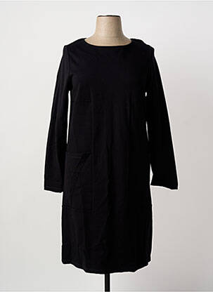 Robe mi-longue manches longues manches longues noir MARIA BELLENTANI femme