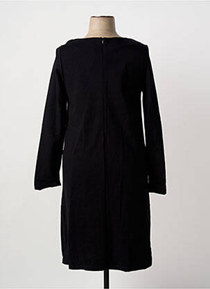 Robe mi-longue manches longues manches longues noir MARIA BELLENTANI femme