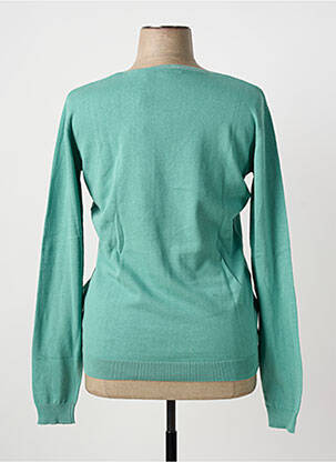 Pull coupe cintrée manches longues vert U.S. POLO ASSN femme