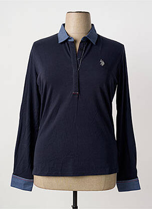 Polo bleu U.S. POLO ASSN femme