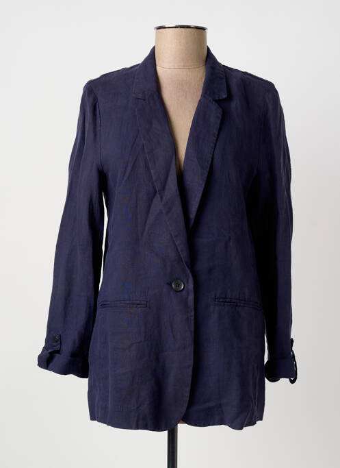 Veste casual col tailleur bleu SANDWICH femme