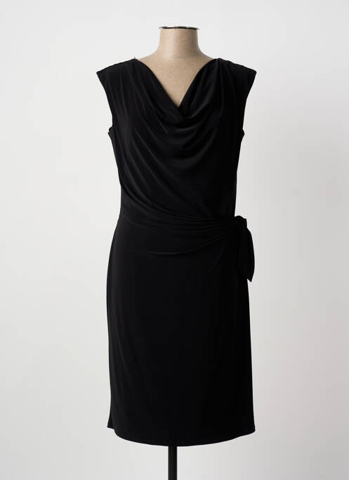 Robe mi-longue sans manche sans manche noir VERA MONT femme