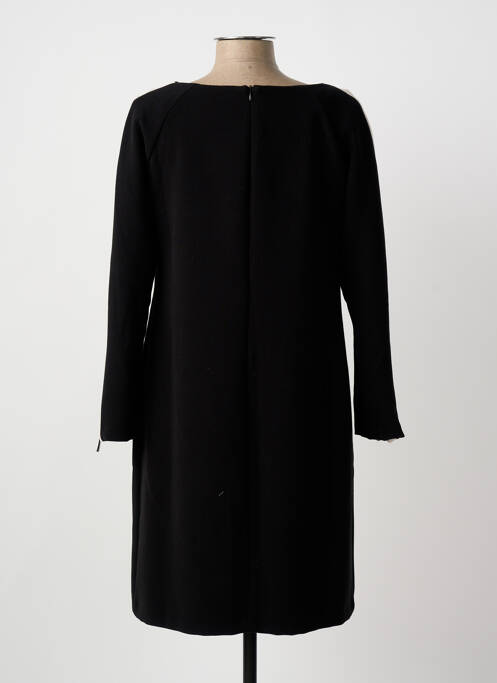 Robe mi-longue manches longues manches longues noir NINATI femme