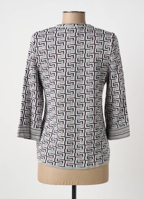 Gilet manches longues gris MARIA BELLENTANI femme