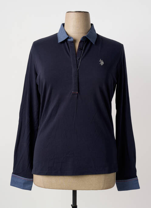 Polo bleu U.S. POLO ASSN femme