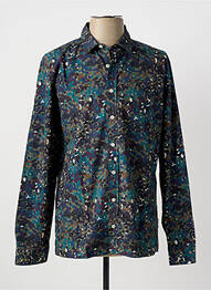 Chemise manches longues coupe cintrée vert HARRIS WILSON homme