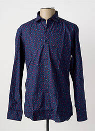 Chemise manches longues poches bleu MARVELIS homme