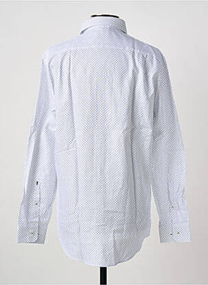 Chemise manches longues imprimé fantaisie blanc SEIDEN STICKER homme