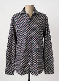 Chemise manches longues coupe droite bleu SEIDEN STICKER homme