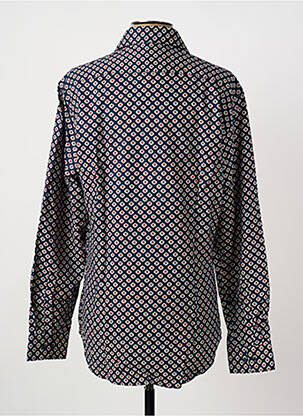 Chemise manches longues imprimé fleurs bleu SEIDEN STICKER homme