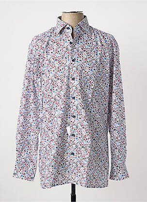 Chemise manches longues coupe cintrée bleu MARVELIS homme