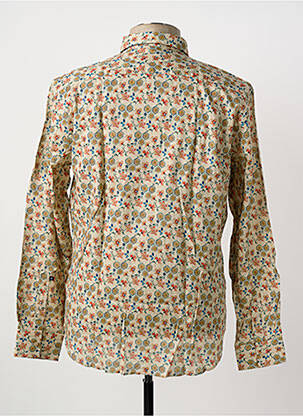 Chemise manches longues coupe cintrée beige LA CIBLE ROUGE homme