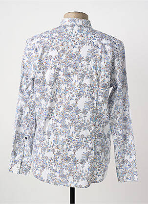 Chemise manches longues coupe cintrée bleu LA CIBLE ROUGE homme