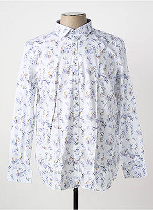 Chemise manches longues coupe cintrée blanc CAMBRIDGE homme