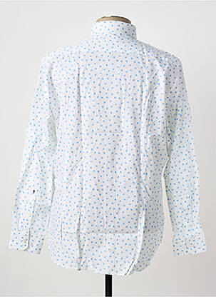 Chemise manches longues imprimé fantaisie bleu SEIDEN STICKER homme
