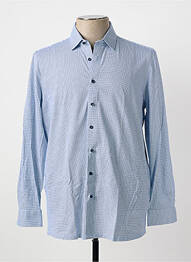 Chemise manches longues imprimé fantaisie bleu MARVELIS homme