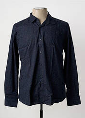 Chemise manches longues bleu LA CIBLE ROUGE homme seconde vue