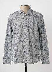 Chemise manches longues bleu LA CIBLE ROUGE homme seconde vue