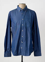 Chemise manches longues bleu SEIDEN STICKER homme seconde vue