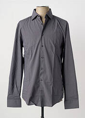 Chemise manches longues gris SEIDEN STICKER homme seconde vue
