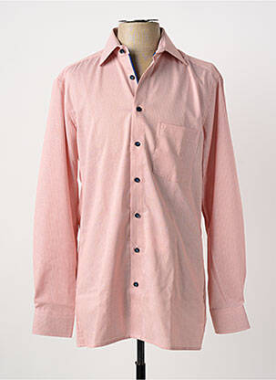 Chemise manches longues orange MARVELIS homme