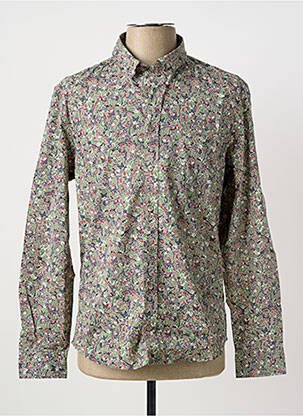 Chemise manches longues vert HARRIS WILSON homme