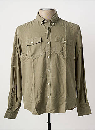 Chemise manches longues vert SERGE BLANCO homme